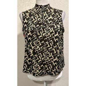 Jamie Sadock Vtg 3/4 Zip Pocket Tank Golf Tennis Top